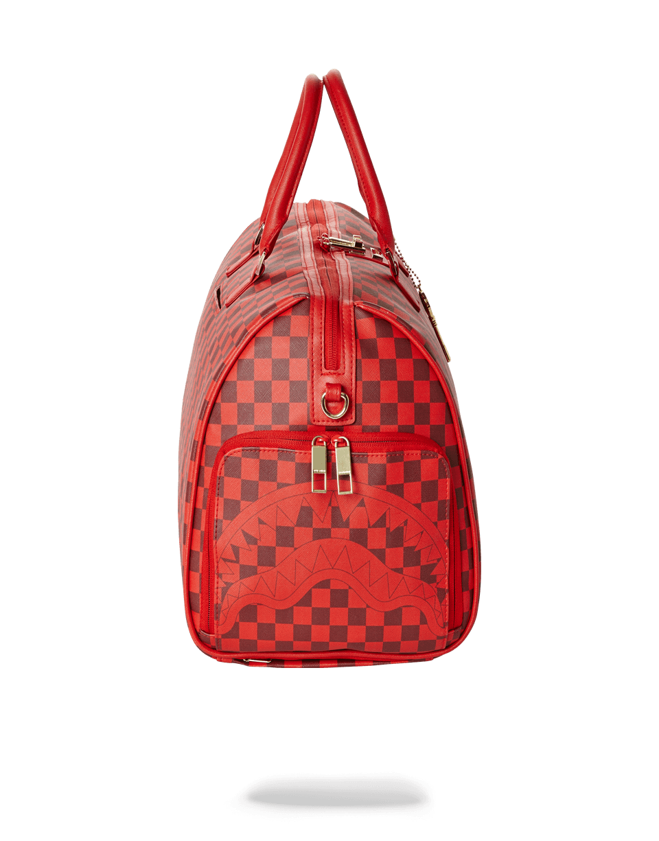 SHARKS IN PARIS DUFFLE (RED CHECKERED EDITION) - Image 2