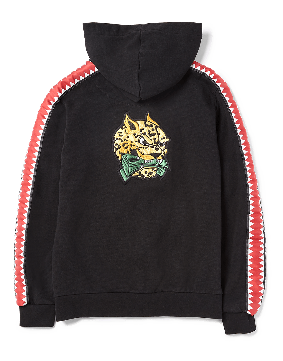 SHARKTRACK TIGER MONEY ZIPUP HOODIE (BLACK) - Image 2