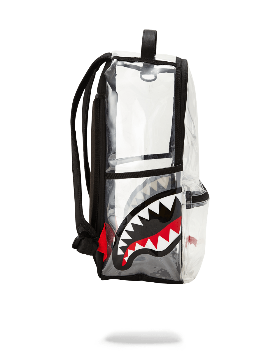 20/20 VISION DOUBLE CARGO SIDE SHARK CLEAR BACKPACK - Image 3