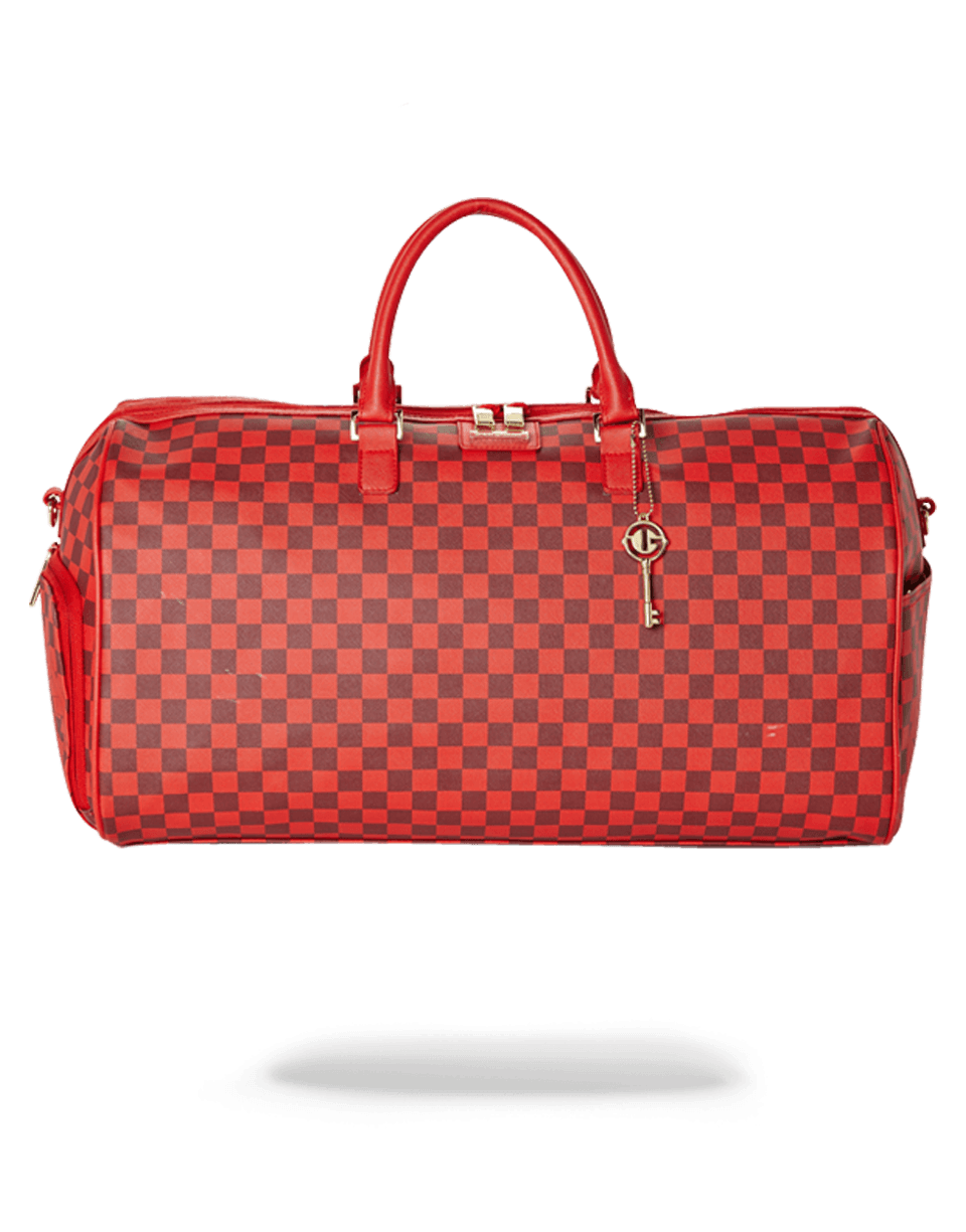 SHARKS IN PARIS DUFFLE (RED CHECKERED EDITION) - Image 3