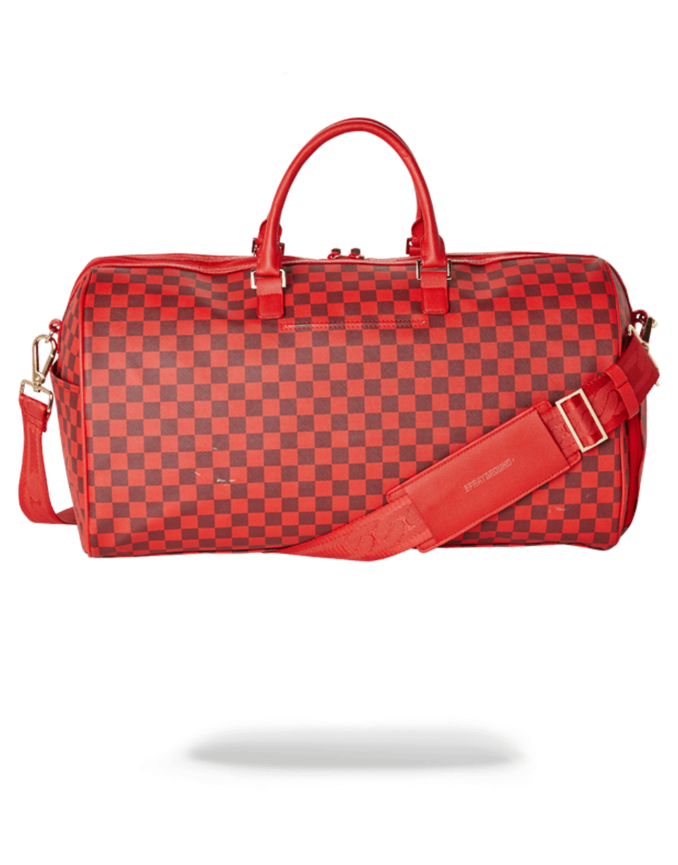SHARKS IN PARIS DUFFLE (RED CHECKERED EDITION) - Image 4