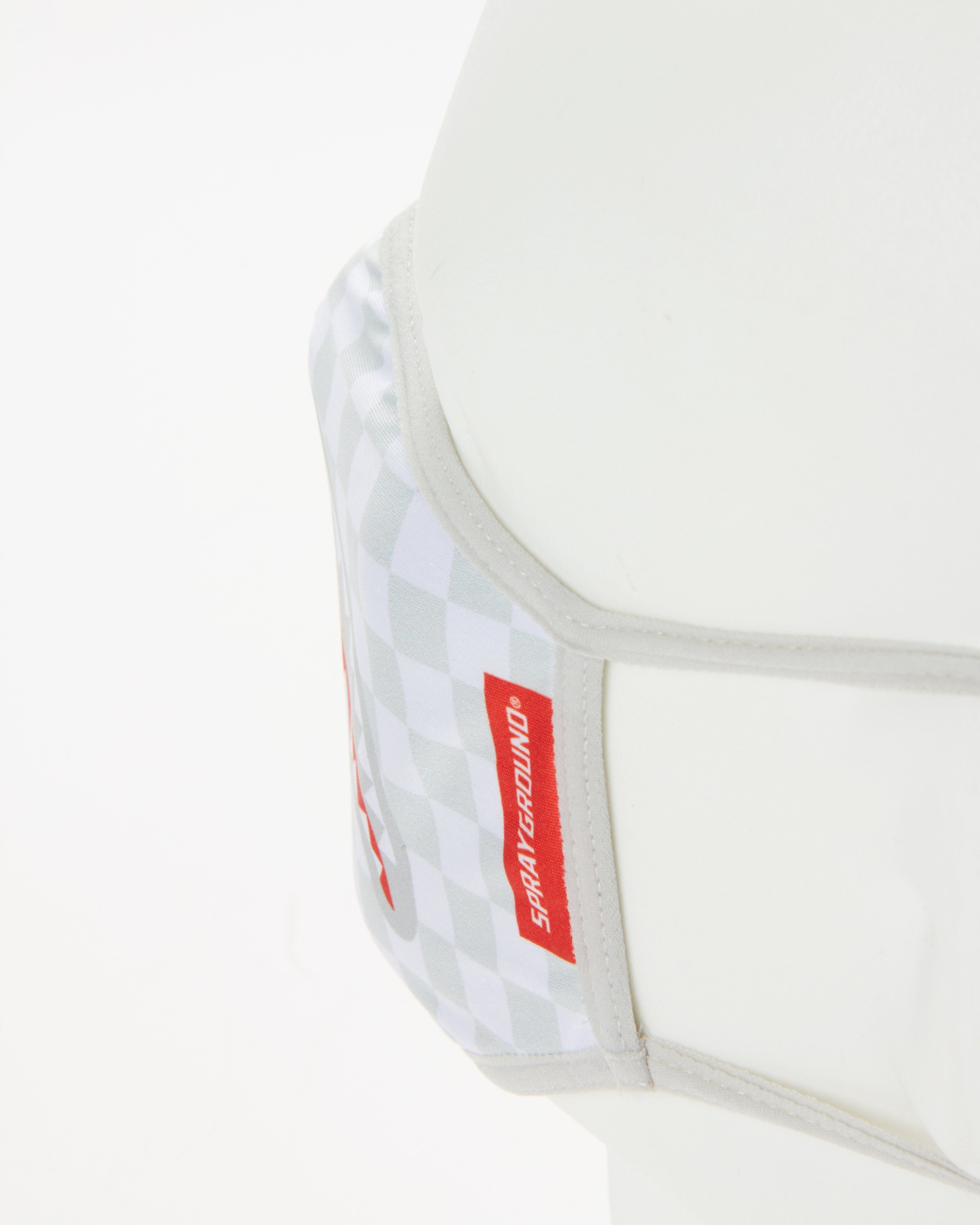 SHARKS IN PARIS (WHITE) FORM-FITTING MASK - Image 5
