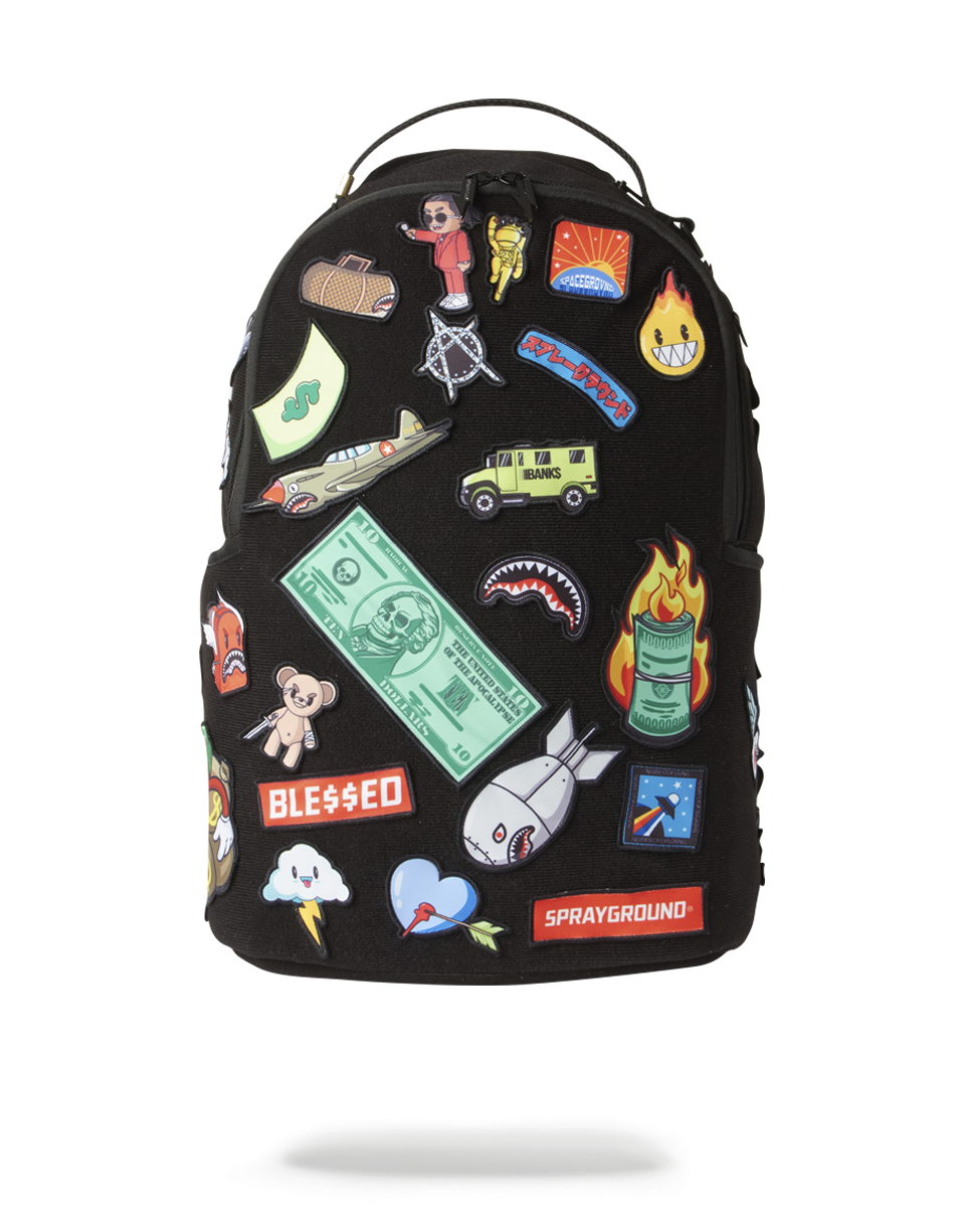 THE 32 REMOVABLE PATCHES VELCRO BACKPACK - Image 2