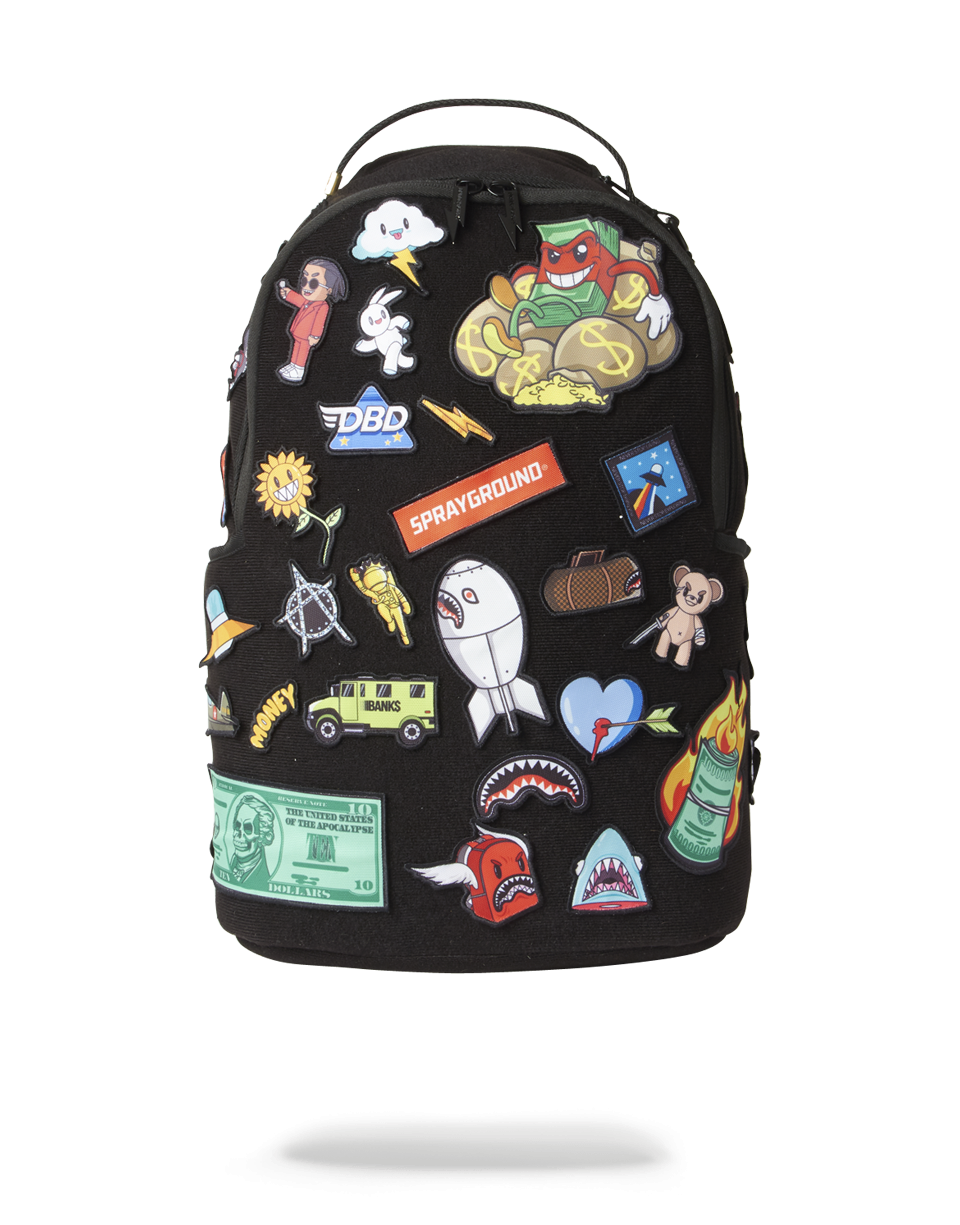 THE 32 REMOVABLE PATCHES VELCRO BACKPACK - Image 4