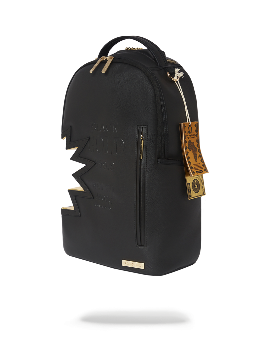 A.I.3 SHARK BITE BLACK GOLD BACKPACK (DLXV) - Image 15