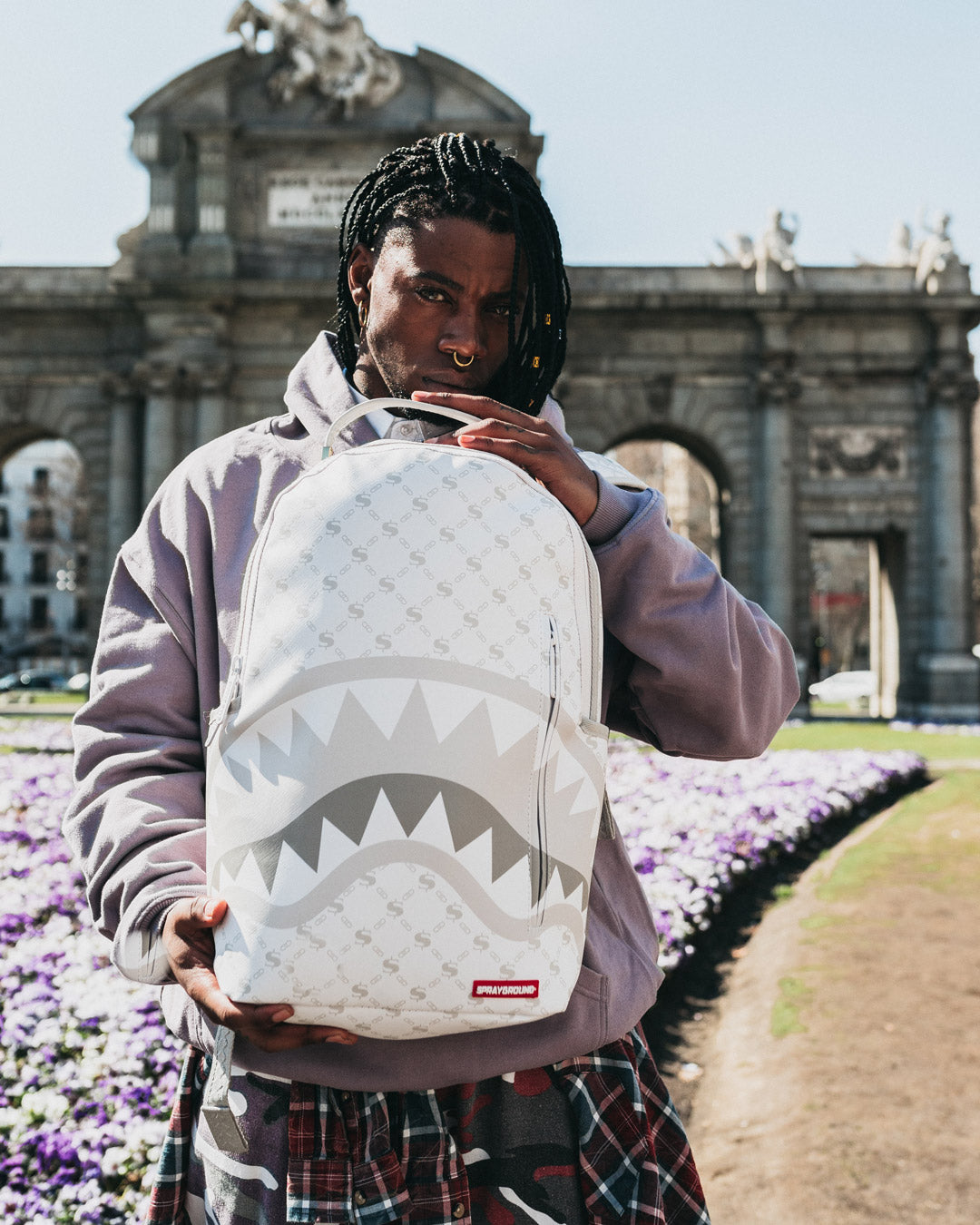 MONEY PATTERN POWDER BACKPACK (DLXV) - Image 4