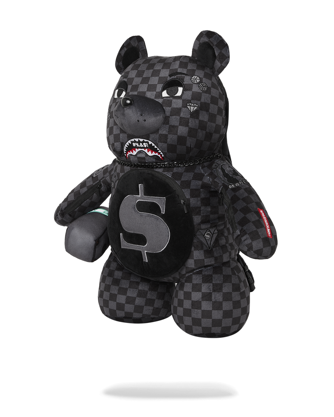 'WHAT THE BEEP' SHARK MONEYBEAR TEDDYBEAR BACKPACK - Image 5