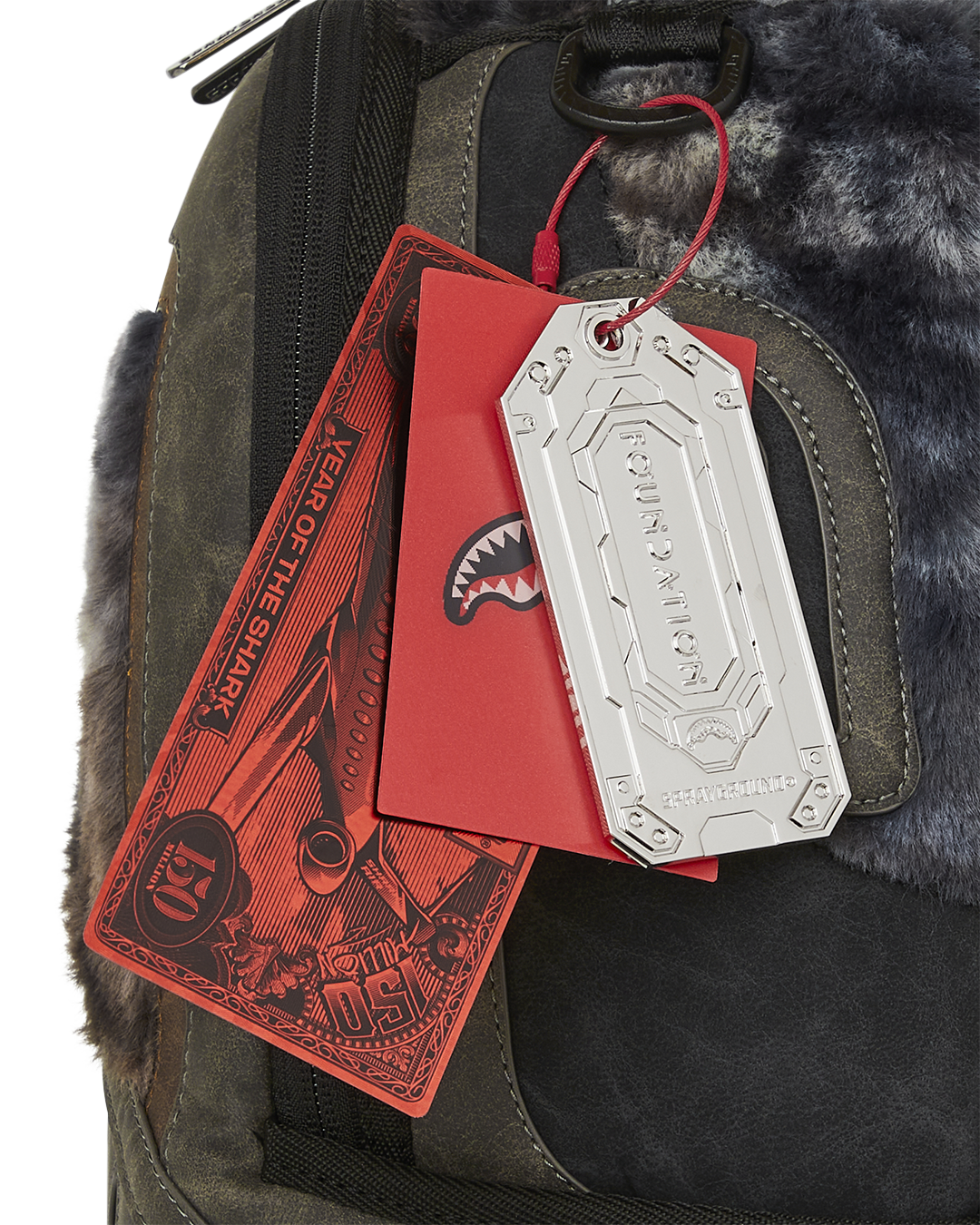 FOUNDATION DAYS FUR COAT SHARK BACKPACK - Image 14