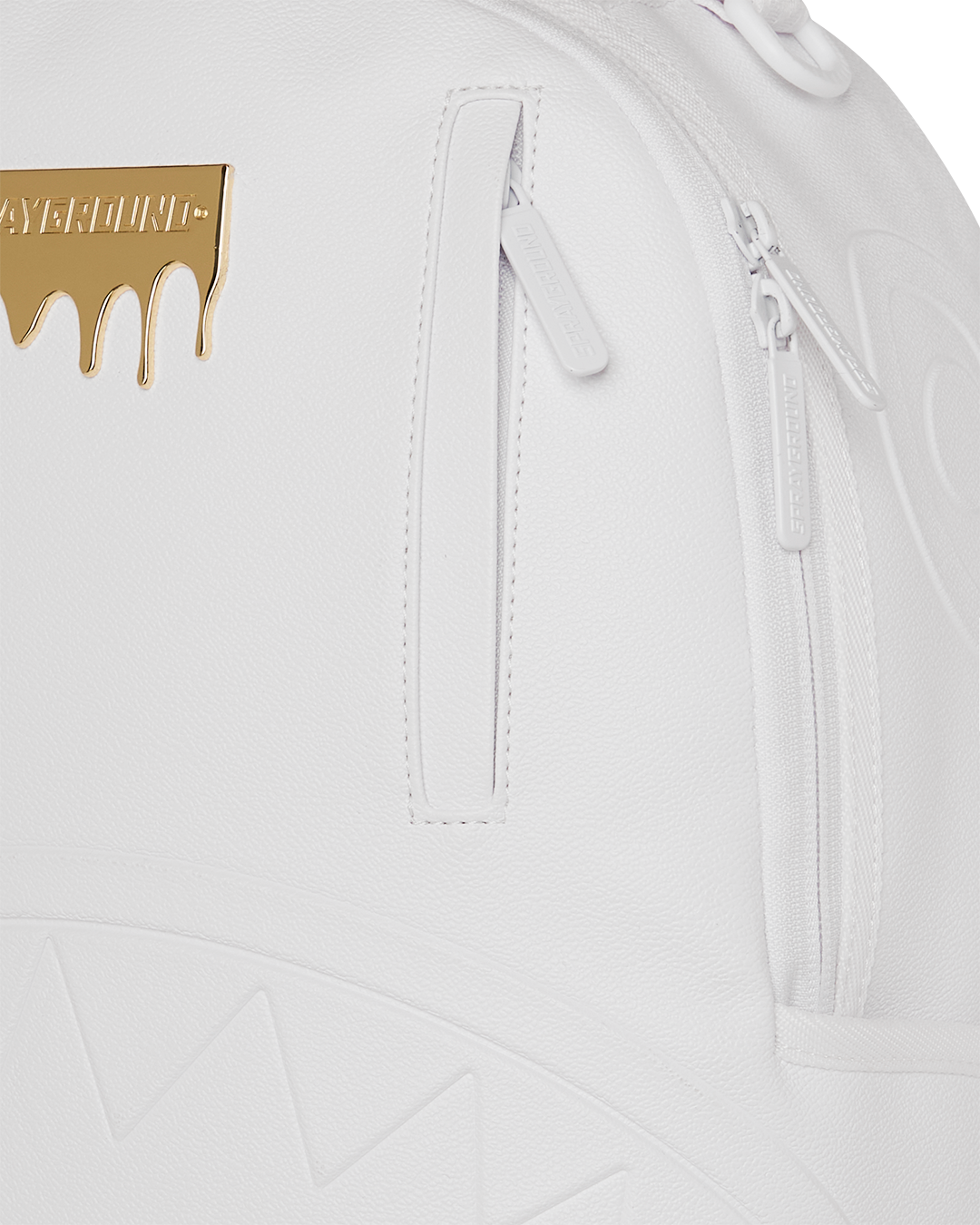 GOLD BRICK LUXE WHITE BACKPACK - Image 10