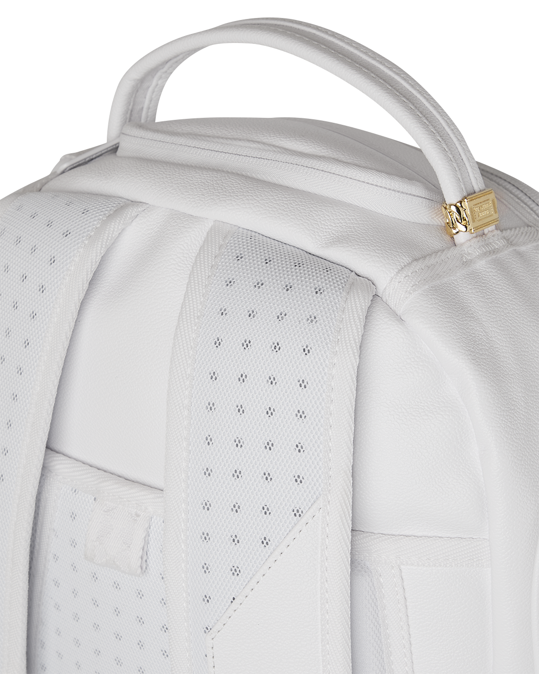 GOLD BRICK LUXE WHITE BACKPACK - Image 11