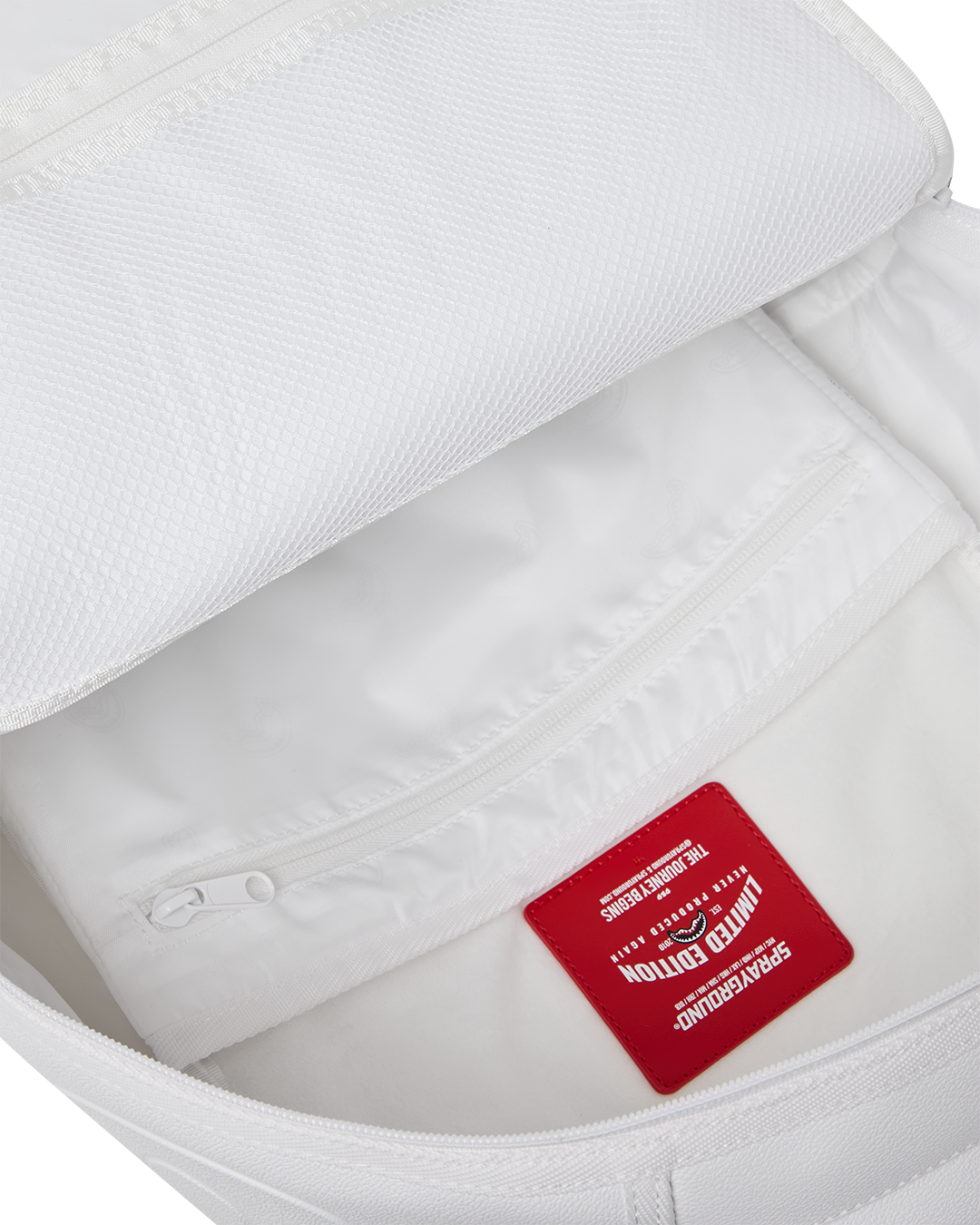 GOLD BRICK LUXE WHITE BACKPACK - Image 12