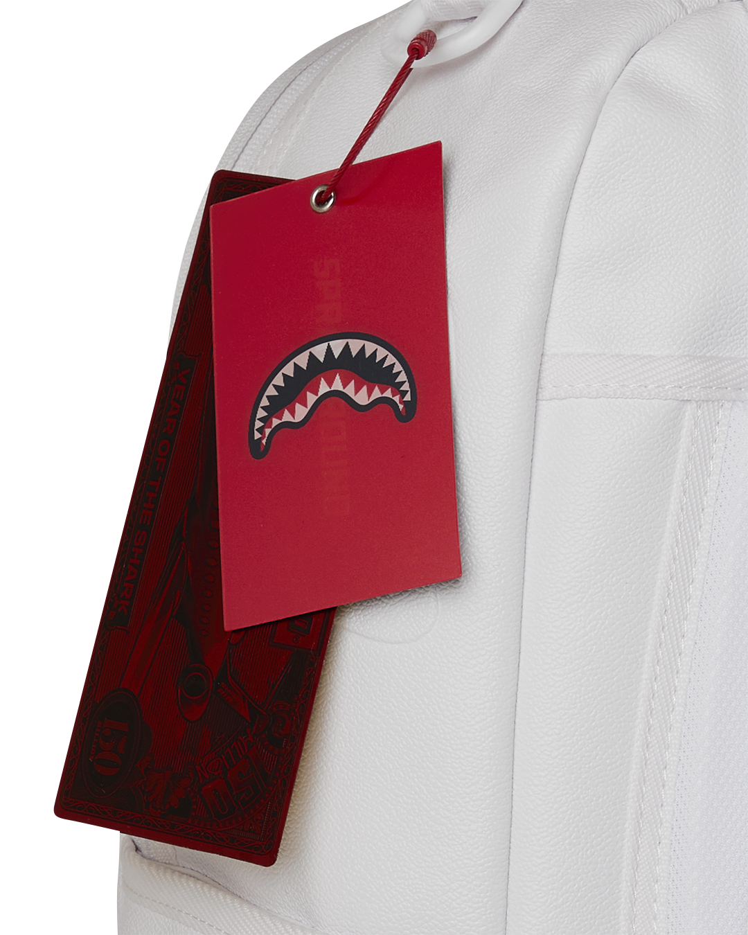 GOLD BRICK LUXE WHITE BACKPACK - Image 13