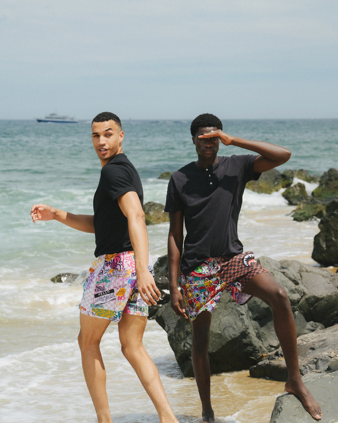 STICKER CREW SWIM SHORTS - Image 7