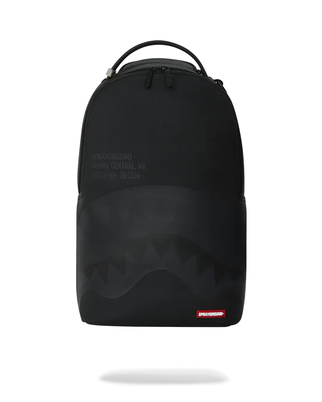 SHARK CENTRAL (BLK ON BLK) BACKPACK (DLXV)