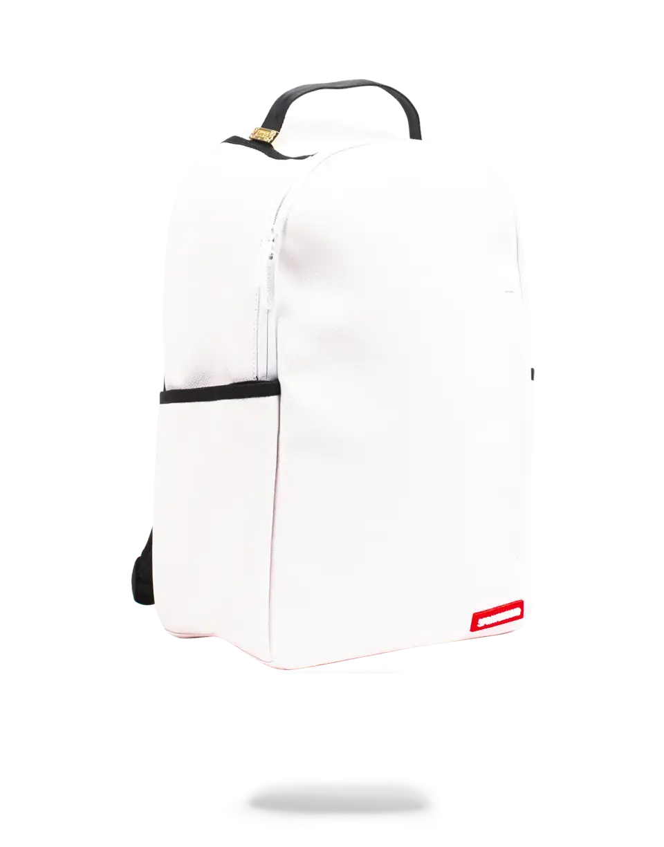 THE SPRAYGROUND DIY WHITE BACKPACK (VEGAN LEATHER & INNER MONEY LINING) & MARKERS INCLUDED - Image 2