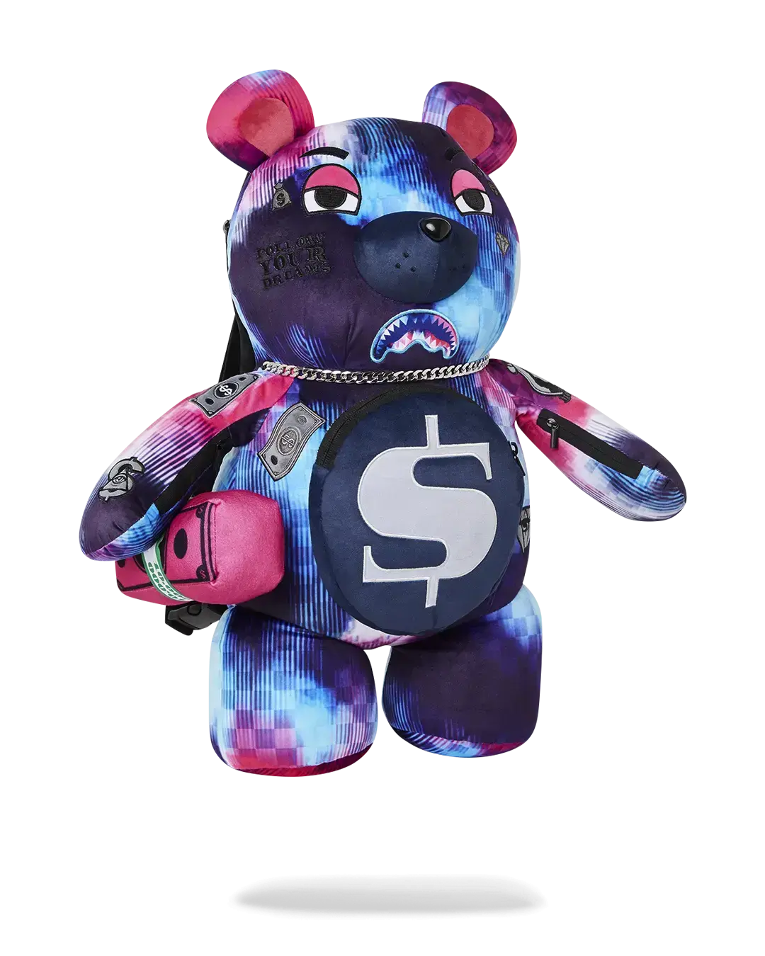 SHARKCLUB ELECTRONICA MONEYBEAR TEDDYBEAR BACKPACK - Image 3