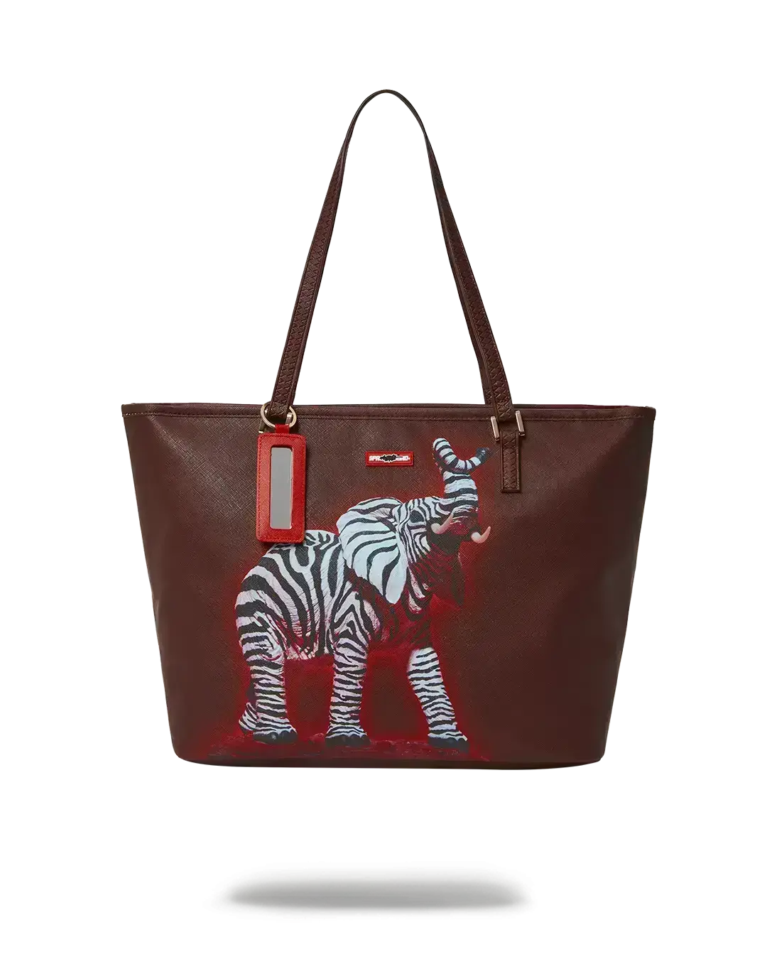 ZEBRA ELEPHANT RON ENGLISH COLLAB TOTE